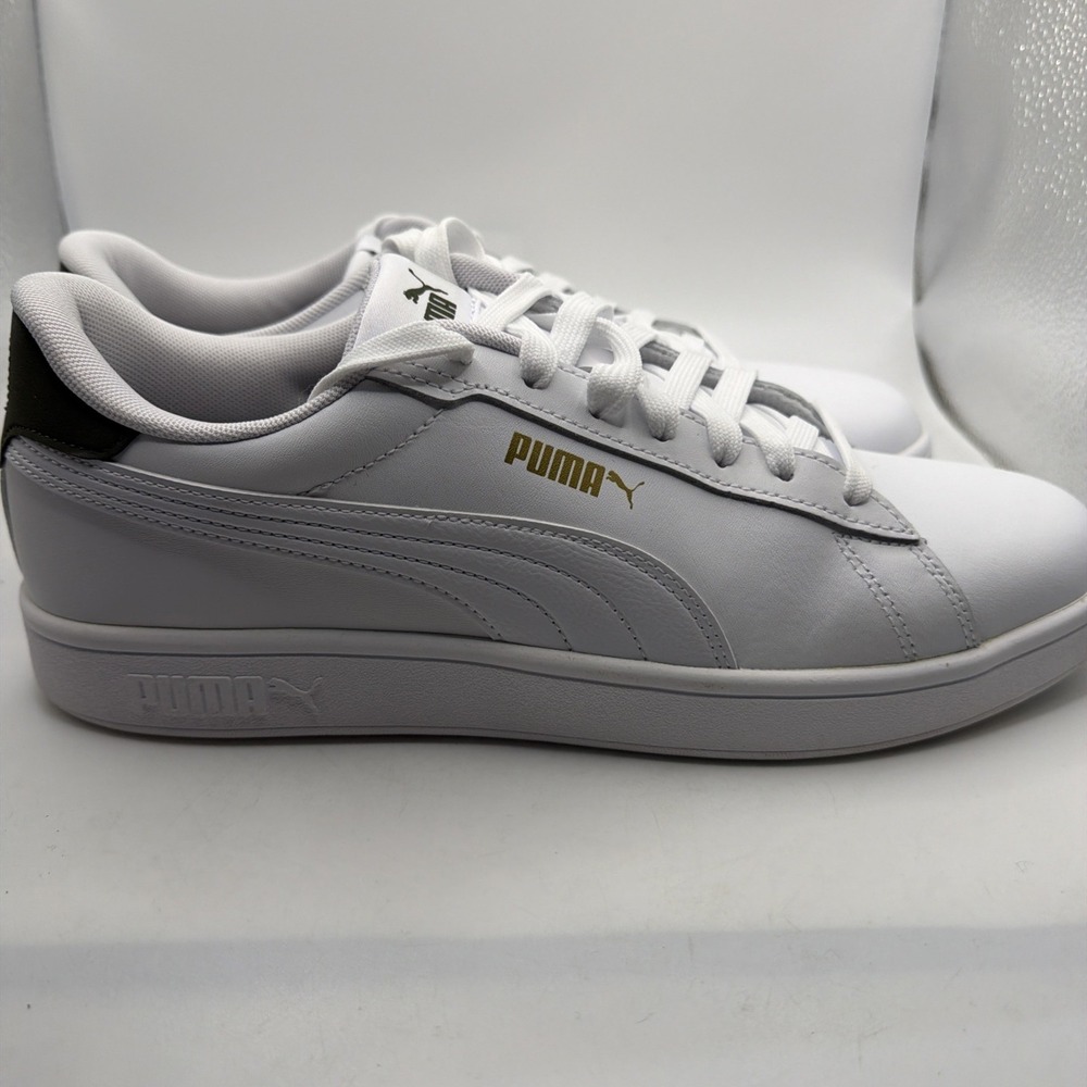 Puma Ace Court Sneakers White&Green Men's SoftFoam+ Size 11 - Picture 10 of 11